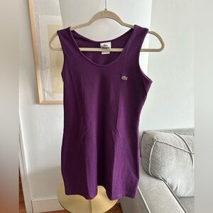 Lacoste Purple  90’s  Mini Dress Size 4